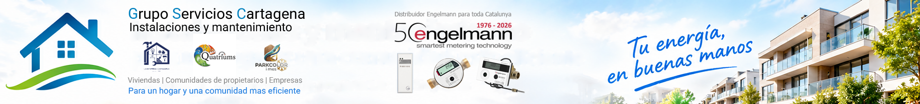 Grupo Servicios Cartagena. Instalaciones y mantenimiento para un hogar y una comunidad más eficiente.